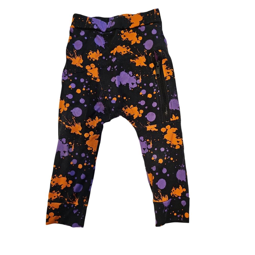 Posh Kiddos Paint Splatter Harem Joggers Size 18-24mo